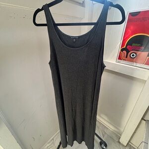 Eileen Fisher Charcoal Maxi Dress